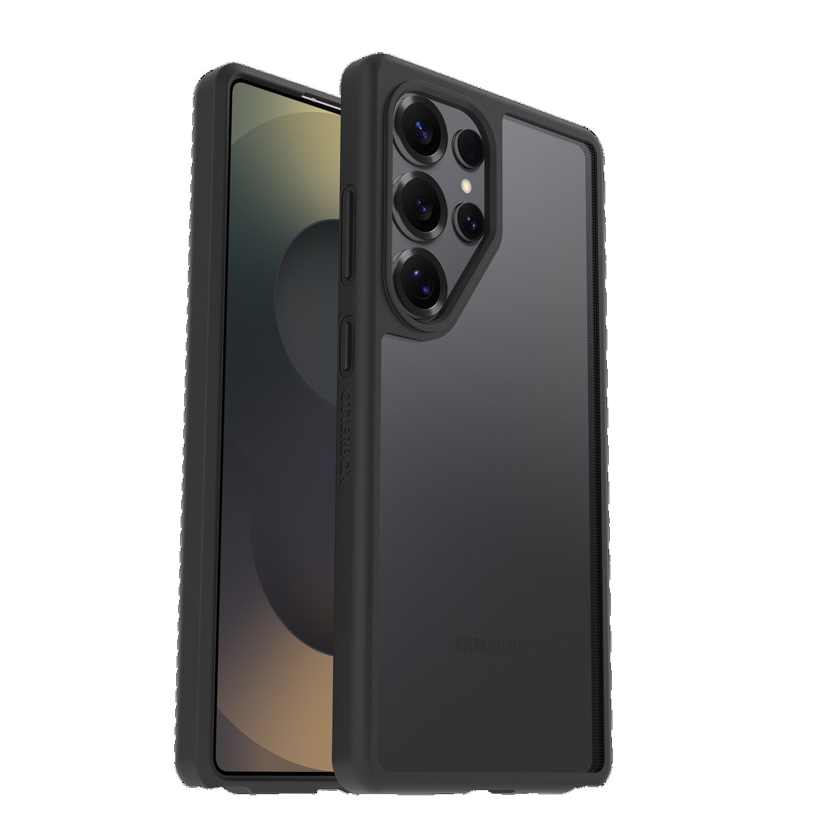 OtterBox Symmetry Cactus Leather Samsung Galaxy S25 Ultra 5G (6.9') Case Noir Ash Black - (77-97507)