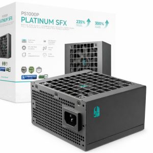 DeepCool PS1000P 1000W Gamer Storm SFX Full Japanese Electroyltic Capacitors Cybenetics Platinum/PPLP 115V Platinum – DEEPCOOL PSD-PS1000P ATX/PS2 Product Image