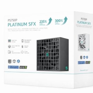 DeepCool PS750P 750W Gamer Storm SFX12V V4.1 & ATX12V V3.1M Full Japanese Electroyltic Capacitors