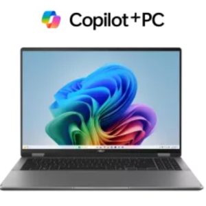 ASUS Vivobook 16 Flip 16' INTEL CORE ULTRA 7 258V LPDDR5X 32GB 1TB PCIEG4 Matte Grey Win11 Pro ~ Co-pilot+ Notebook – ASUS Notebook NBA-TP3607SA-SI704X 15.6' to 16' Notebook Product Image