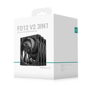 DeepCool FD12 V2 3IN1  120mm  Performance Integral Blade Silent Ring Case Fans