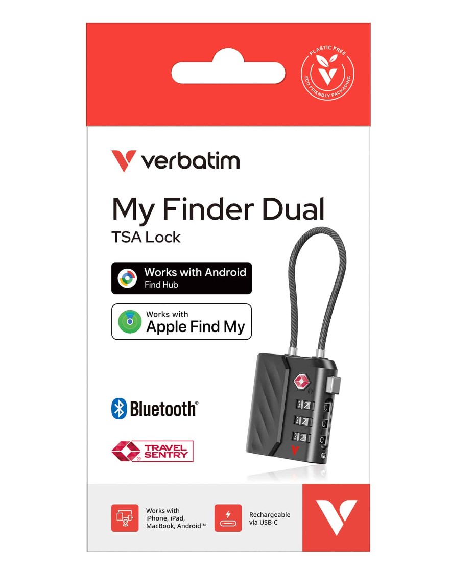 Verbatim My Finder Dual Channel TS Lock - Black – Verbatim HEV-30169 Car Phone Accessories Product Image