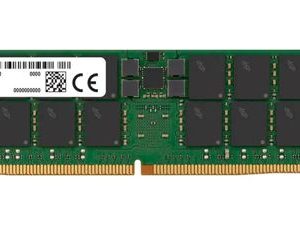 Micron 64GB (1x64GB) DDR5 RDIMM 6400MHz CL52 2Rx4 ECC Registered Server Data Center Memory 3yr wty – Micron (Crucial) MECSD5-RD1X64G64 Server (ECC) Product Image