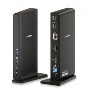 mbeat® USB-C/A Dual HDMI DisplayLink Docking Station Dual Full HD 1080p @60Hz 2 × HDMI 1.3 1 × USB-B 3.0 2 × USB-A 3.1 Gen 1 4 × USB-A 2.0 – MBEAT USMB-DOCK-DLD20 Docking Stations & Port Replicators Product Image