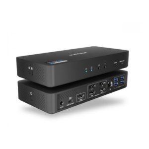 mbeat® mbeat USB-C Triple 4K Display Docking Station Triple 4K@60Hz  1 × HDMI 2.0  Host Port: 1 × USB-C 10Gbps 2 × USB-C 10Gbps 4 × USB-A 5Gbps – MBEAT USMB-DOCK-HDL18 Docking Stations & Port Replicators Product Image