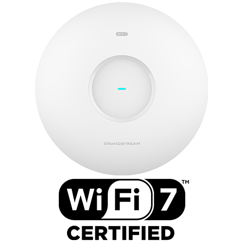 Grandstream2X2X2 TRI-BAND WI-FI 7 INDOOR AP 2 x 5 GIGE BLEIP Telephony & Unified Comms