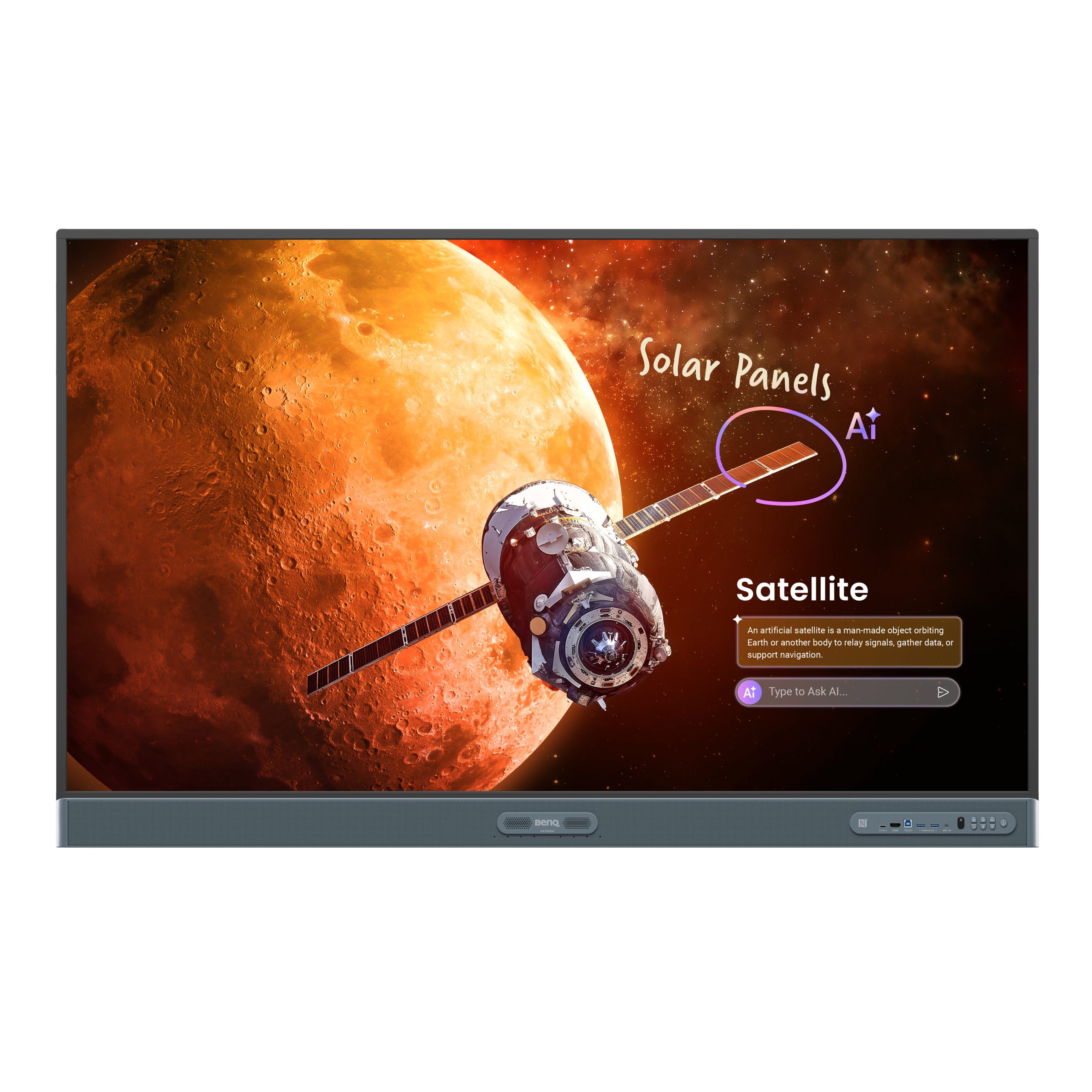 BenqBENQ 65 RP6505 4K UHD 450 NITS 15001 CONTRAST ANDROID 15 - WIFI INCLUDED - 5YRS WTYTouch / Interactive