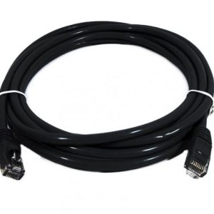 8Ware CAT6 Cable 0.25m - Black Premium RJ45 Ethernet Network LAN UTP Patch Cord 26AWG CU Jacket – 8ware CB8W-PL6-0.25BLK Network Cables Product Image