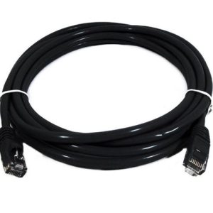 8Ware CAT6 Cable 0.5m - Black Premium RJ45 Ethernet Network LAN UTP Patch Cord 26AWG CU Jacket – 8ware CB8W-PL6-0.5BLK Network Cables Product Image