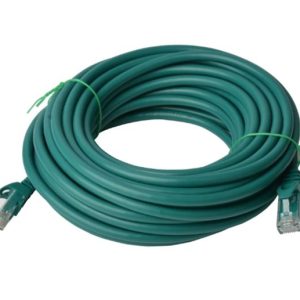 8Ware CAT6 Cable 30m - Green Premium RJ45 Ethernet Network LAN UTP Patch Cord 26AWG CU Jacket – 8ware CB8W-PL6-30GRN Network Cables Product Image