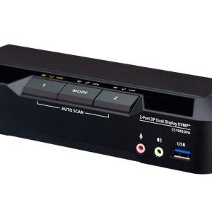 Aten Desktop 2-Port USB 3.0 8K DisplayPort Dual-Display KVMP™ Switch