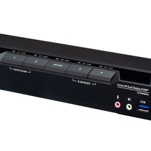 Aten Desktop 4-Port USB 3.0 8K DisplayPort Dual-Display KVMP™ Switch