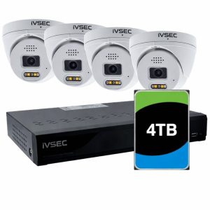 LX-SeriesLX SERIES KIT 4 X NC319XB 8MP IP CAM  NR004XB-4TB 4 x PoE NVR 4K BASIC IVSCamera  NVR KIT