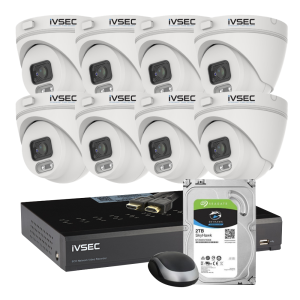 LX-SeriesLX SERIES KIT 8 X NC000XA 4MP IP CAM  NR008XB-2TB 8 x PoE NVR 4K BASIC IVSCamera  NVR KIT