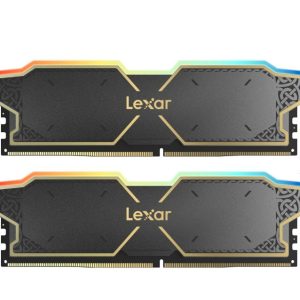 Lexar LD5U16G60C380V-RGD DDR5 UDIMM 32GB Kit (2 x 16GB) 6000 MT/s 1.35V CL36 THOR G2 OC HEATSINK BLACK INTEL XMP 3.0 & AMD EXPO – Lexar LXM-DR5-U16GX2-C380V-RGD DDR5 UDIMM (Desktop) Product Image