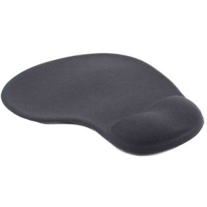Brateck Mouse Pad with Gel Wrist Rest Black – Brateck MABT-MO-PAD-GB Mouse Mat Product Image