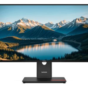 LENOVO ThinkVision T27QD-40 27' QHD Monitor IPS 2560x1440 16:9 Height Adjustable Tilt Swivel pivot Anti-GlarE DP HDMI USB-C Hub VESA Black 3YR – Lenovo MNLEN-T27Q-40 27'-31' Monitors Product Image