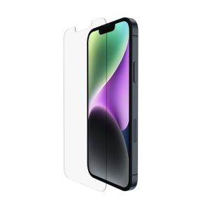 Belkin ScreenForce TemperedGlass Treated Screen Protector for Apple iPhone 17e / iPhone 16e / iPhone 14 / iPhone 13 / iPhone 13 Pro - Clear (OVA069zz) – Belkin MPA-BK-SFTGIP13-SP iPhone 17e/ 16e/ 14/ 13 Screen Protectors Product Image