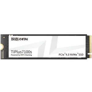 Zhitai TiPlus7100s SSD 1TB M.2 2280 YMTC Xtacking 4.0 TLC Chip PCle Gen 4 X 4.0 NVMe 4.0 7400MB/s 6900MB/s R/W 600 TBW 5Y warranty – YMTC SDZT-TIPLUS7100S-1TB M.2 NVMe PCIe SSD Product Image