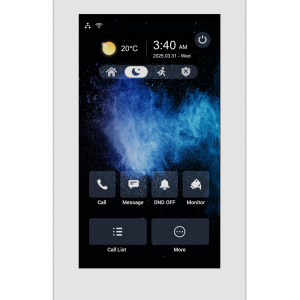 Akuvox7 SIP INDOOR MONITOR WITH WI-FI IN WHITE LINUX VERSION VERTICALIP Audio & Video