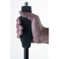 QuikLok A988 BK One-Hand Clutch straight round-base microphone stand -Black - Image 4