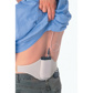 Fitness Audio Velcro adjustable Pouchbelt for bodypack transmitter in beige -Small 86cm - Image 5