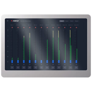 Ashly AquaTouch 7 control panel. Wall mount
