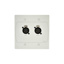 Cloud active input plate with two balanced female XLR inputs, US Medium. White - Image 3