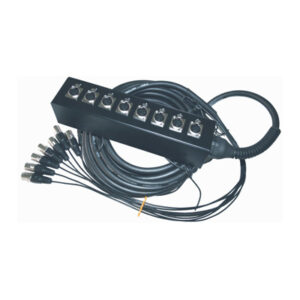 QuikLok 5K Stage box audio system - 5m - 8 Input Balanced CH - K/series connectors