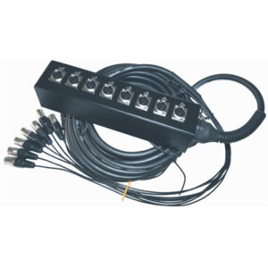 QuikLok 10K Stage box audio system - 10m - 8 Input Balanced CH - K/series connectors