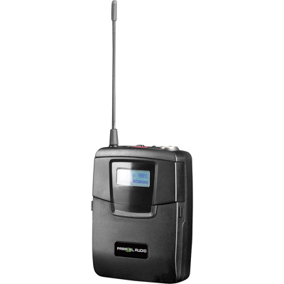 Parallel IrDA 100ch UHF beltpack transmitter with LCD display and battery indicator 650MHz - Image 2