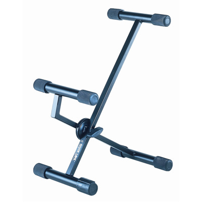 QuikLok BS313 Small "X-Style" low-profile amp/monitor/speaker tilt-back stand - Black - Image 2
