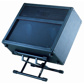 QuikLok BS317 Double brace, heavy-duty, low profile amp/monitor tilt-back stand - Black - Image 4