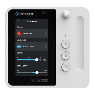 Atmosphere 4.3" Touchscreen wall controller with PIR motion sensor. WHITE - Image 2