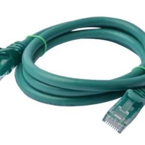 8Ware CAT6 Cable 0.25m - Green Premium RJ45 Ethernet Network LAN UTP Patch Cord 26AWG CU Jacket – 8ware CB8W-PL6-0.25GRN Network Cables Product Image