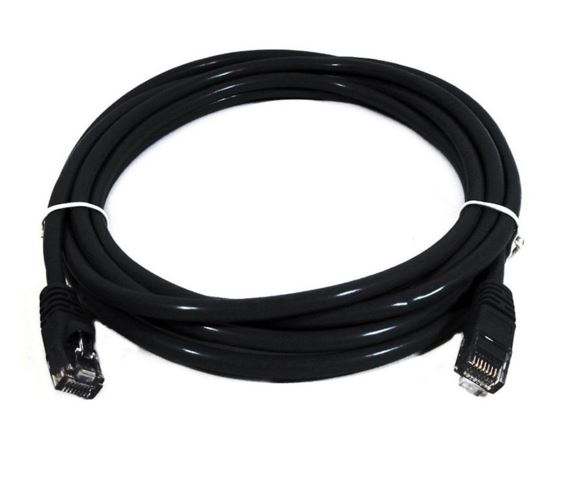 8Ware CAT6 Cable 0.5m - Black Premium RJ45 Ethernet Network LAN UTP Patch Cord 26AWG CU Jacket – 8ware CB8W-PL6-0.5BLK Network Cables Product Image