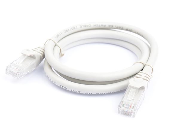 8Ware CAT6 Cable 1m - Grey Premium RJ45 Ethernet Network LAN UTP Patch Cord 26AWG CU Jacket – 8ware CB8W-PL6-1GRY Network Cables Product Image