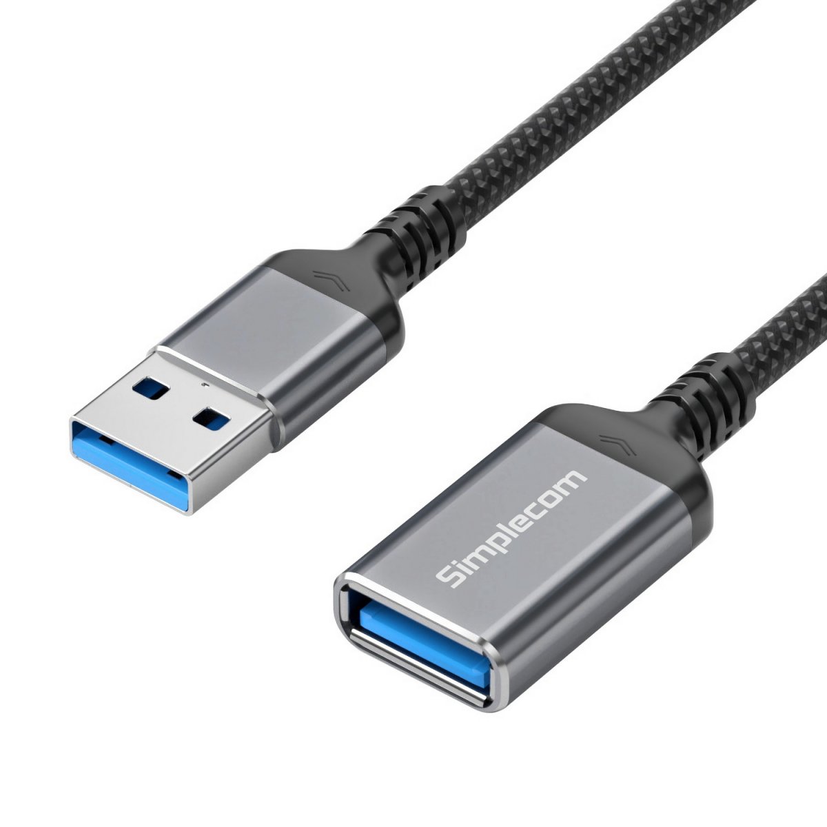 Simplecom CAU320 USB 3.0 Extension Cable USB-A Male to USB-A Female Nylon Braided 2.0M – Simplecom CBSI-CAU320 USB
