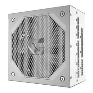 GIGABYTE GAMING 750GM PG5 ICE 750W 80+ Gold ATX3.1 PCIe5 16pin APFC 90% 135mm FDB 2xEPS 4xPCIe 8xSATA OVP OPP SCP UVP OCP OTP 100k MTBF FM – Gigabyte CFGP-GME750GMPG5ICE ATX/PS2 Product Image