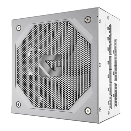 GIGABYTE GAMING 750GM PG5 ICE 750W 80+ Gold ATX3.1 PCIe5 16pin APFC 90% 135mm FDB 2xEPS 4xPCIe 8xSATA OVP OPP SCP UVP OCP OTP 100k MTBF FM – Gigabyte CFGP-GME750GMPG5ICE ATX/PS2 Product Image