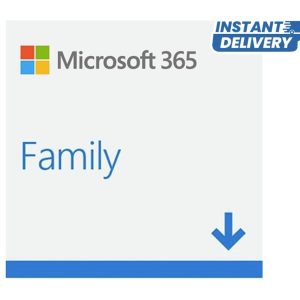 Microsoft M365 Family 2025 1 Year Subscription Retail Pack for 1-6 Users Medialess for PC Mac iOS Android – Microsoft CSP-ESD-M365-1YRML-25 Microsoft ESD (Via Cloud Portal) Product Image
