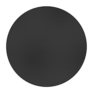 Atlas IED Edgeless Black Round Grille for Use with FAP43T-W