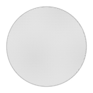Atlas IED Edgeless White Round Grille for Use with FAP43T-W