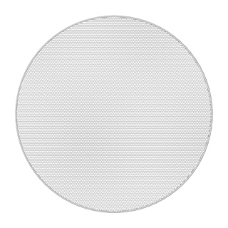 Atlas IED Edgeless White Round Grille for Use with FAP63T-W