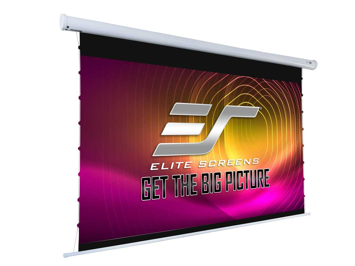 Elite ScreensELITE SCREENS 120 VMAX TAB TENSION 169 WHITE CASEMotorised
