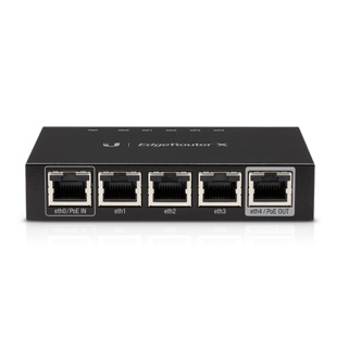 Ubiquiti EdgeRouter X - 5 port Gigabit router with POE passthrough