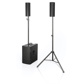 DB Technologies Bi-amped system. 2x tops with 4x 4” full-range speakers. 2 x 12” active subwoofer. - Image 3