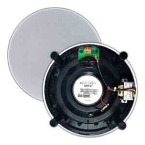inDESIGN WHITE 8" 2 way coaxial ceiling speaker