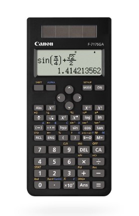 CanonF717SGABK BLACK 242 FUNCTION SCIENTIFIC BOARD OF STUDIES APPROVED DUAL POWERCalculator Hardware