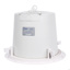 Atlas IED 8" Coaxial In-Ceiling Speaker with 60-Watt 70/100V Transformer and Ported Enclosure. White - Image 3